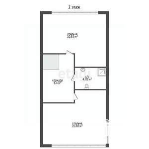 Таунхаус 116м², 2-этажный, участок 2 сот.