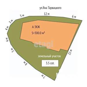 Дом 300м², 3-этажный, участок 4 сот.
