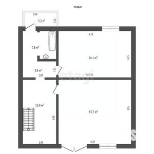 Дом 273м², 2-этажный, участок 7 сот.