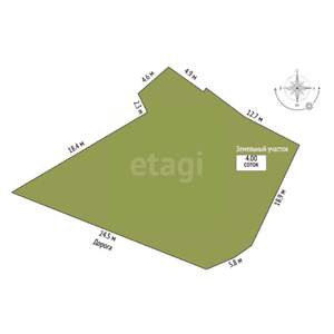 Дом 249м², 3-этажный, участок 4 сот.