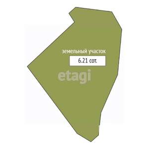 Дом 48м², 1-этажный, участок 6 сот.