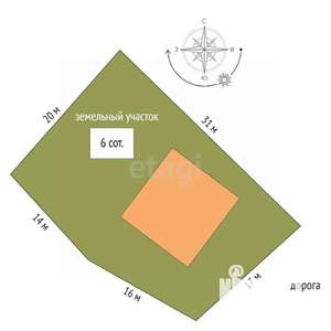 Дом 400м², 3-этажный, участок 15 сот.