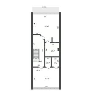 Дом 240м², 3-этажный, участок 1 сот.