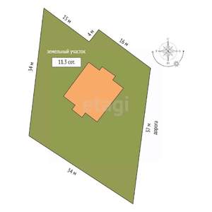 Дом 445м², 4-этажный, участок 11 сот.