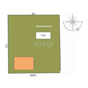 Дом 300м², 3-этажный, участок 5 сот.