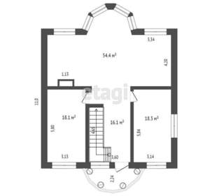 Дом 206м², 2-этажный, участок 4 сот.