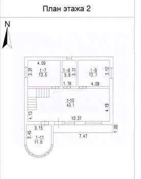 Дом 193м², 2-этажный, участок 4 сот.