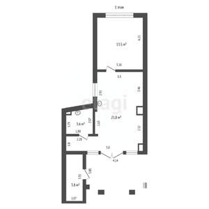 Дом 134м², 3-этажный, участок 1 сот.