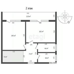 Дом 149м², 2-этажный, участок 4 сот.