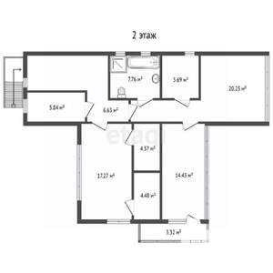 Дом 429м², 4-этажный, участок 4 сот.