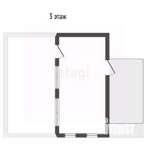 Таунхаус 150м², 3-этажный, участок 1 сот.