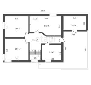 Дом 167м², 2-этажный, участок 5 сот.