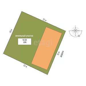 Дом 565м², 3-этажный, участок 10 сот.