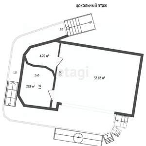 Дом 230м², 3-этажный, участок 4 сот.