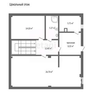 Дом 278м², 3-этажный, участок 6 сот.