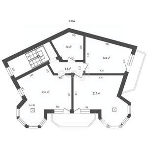 Дом 249м², 3-этажный, участок 1 сот.