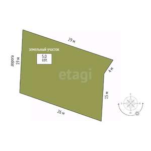 Дом 180м², 3-этажный, участок 5 сот.