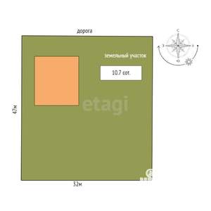Дом 217м², 2-этажный, участок 11 сот.