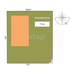 Дом 520м², 3-этажный, участок 8 сот.