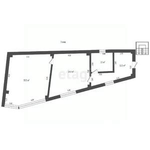 Дом 241м², 3-этажный, участок 1 сот.