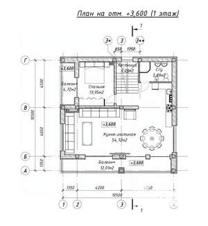 Дом 245м², 3-этажный, участок 8 сот.  