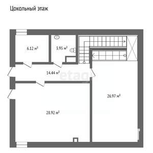 Дом 273м², 3-этажный, участок 6 сот.  