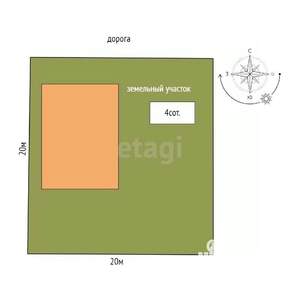 Дом 251м², 3-этажный, участок 4 сот.  