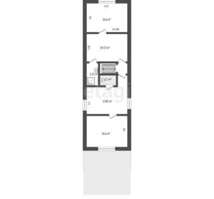 Дом 211м², 3-этажный, участок 1 сот.  