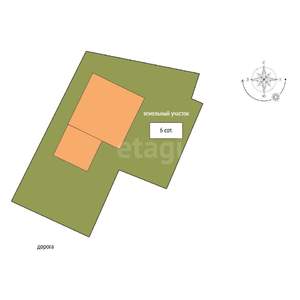 Дом 237м&sup2;, 3-этажный, участок 6 сот.  