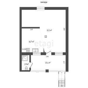 Дом 128м², 2-этажный, участок 10 сот.  