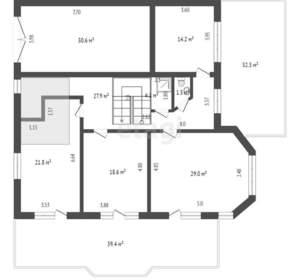 Дом 532м², 3-этажный, участок 10 сот.  