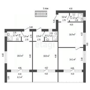 Дом 700м&sup2;, 4-этажный, участок 20 сот.  