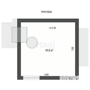 Дом 198м&sup2;, 5-этажный, участок 3 сот.  