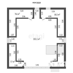 Дом 790м², 4-этажный, участок 10 сот.  
