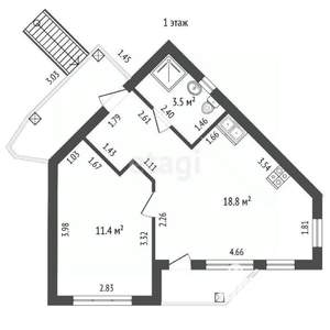 Дом 142м², 3-этажный, участок 10 сот.  