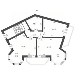 Дом 249м², 3-этажный, участок 1 сот.  