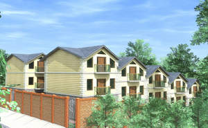 Дом 215м&sup2;, 4-этажный, участок 1 сот.  