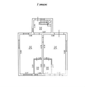 Дом 122м², 2-этажный, участок 4 сот.  