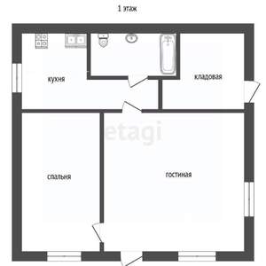 Дом 101м², 2-этажный, участок 7 сот.  