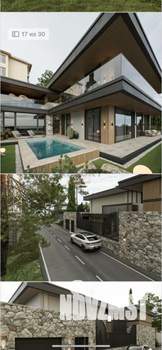 Дом 220м&sup2;, 2-этажный, участок 4 сот.  