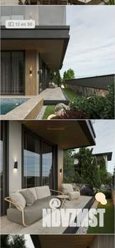 Дом 220м&sup2;, 2-этажный, участок 4 сот.  