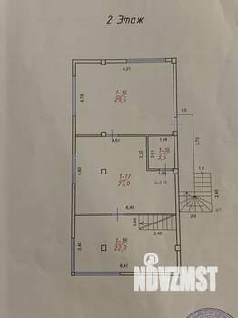 Таунхаус 98м&sup2;, 3-этажный, участок 1 сот.  