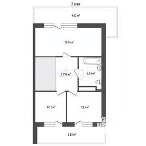 Таунхаус 181м&sup2;, 3-этажный, участок 1 сот.  