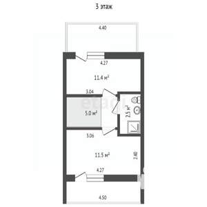 Таунхаус 144м², 3-этажный, участок 2 сот.  