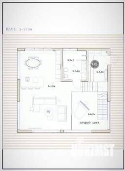 Дом 265м², 2-этажный, участок 7 сот.  