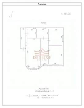 Дом 103м², 1-этажный, участок 4 сот.  