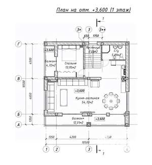 Дом 245м², 3-этажный, участок 8 сот.  