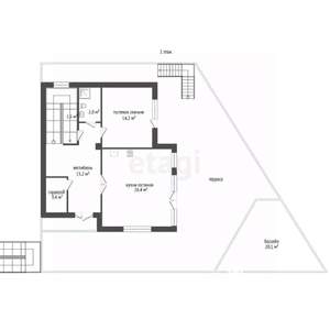 Дом 540м&sup2;, 3-этажный, участок 7 сот.  