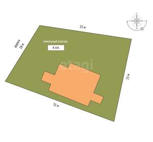 Дом 120м², 2-этажный, участок 10 сот.  