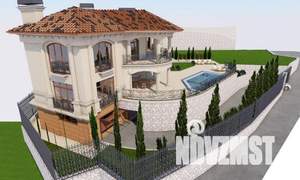 Коттедж 250м², 3-этажный, участок 8 сот.  